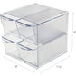 Deflecto Stackable Cube Organizer - 350301