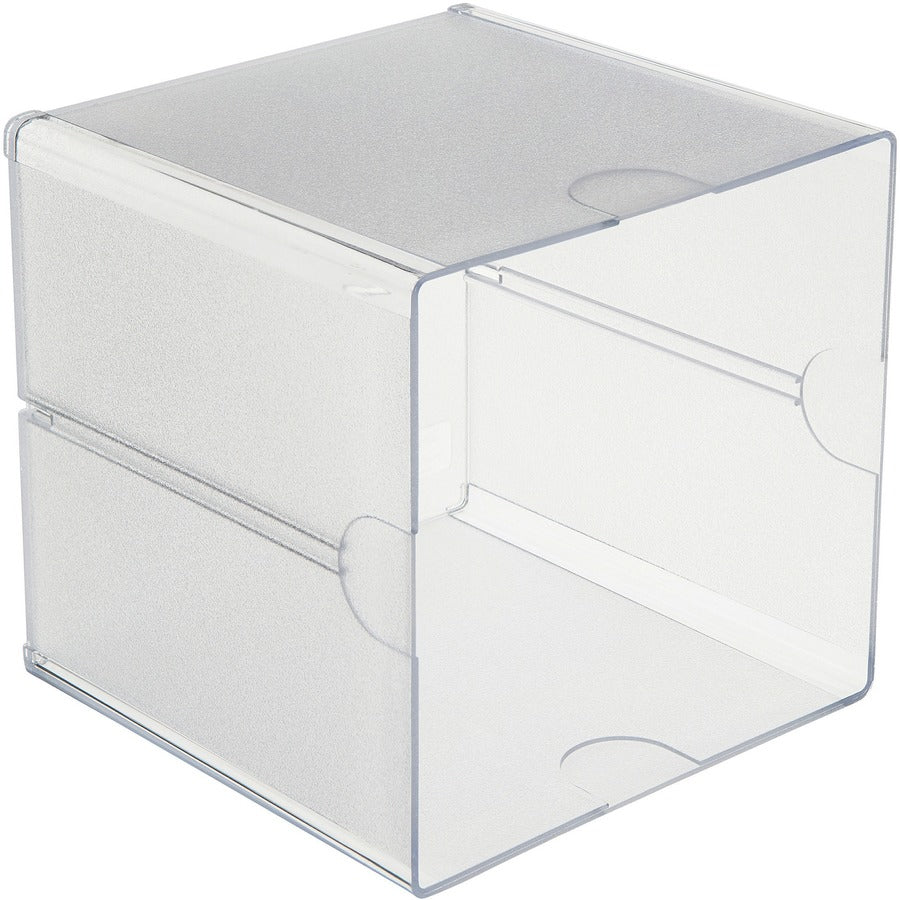 Deflecto Stackable Cube Organizer - 350401