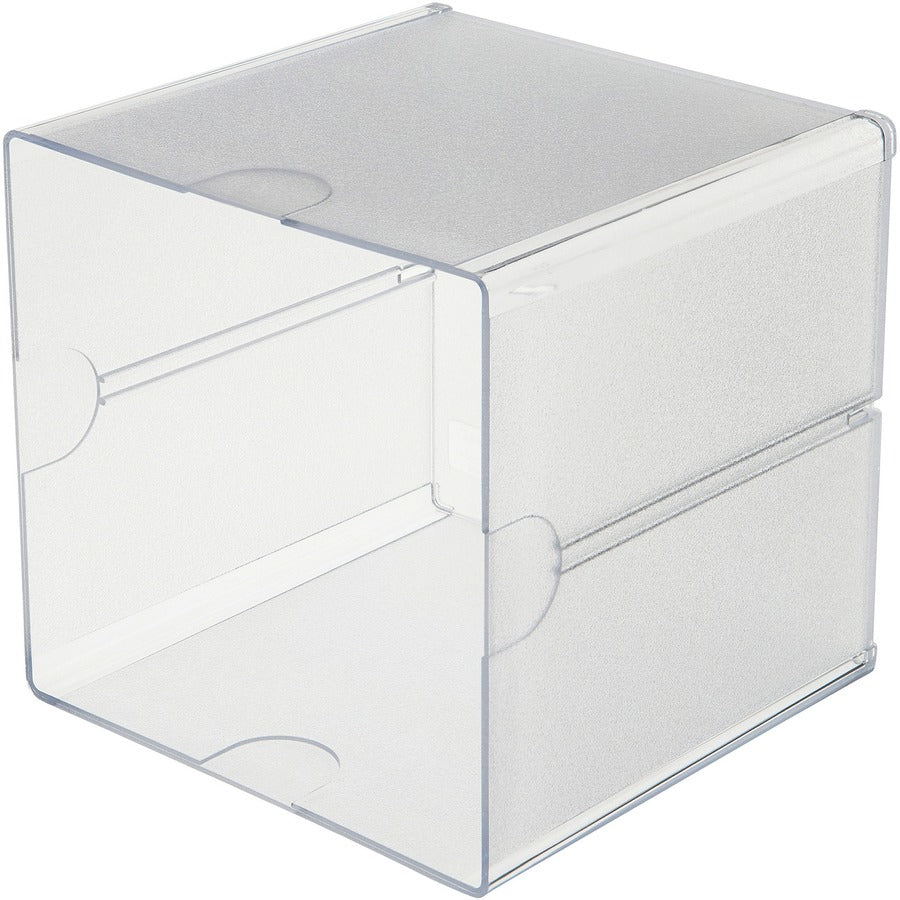 Deflecto Stackable Cube Organizer - 350401