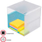 Deflecto Stackable Cube Organizer - 350401
