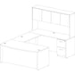 Lorell Essentials Series Credenza Shell - 69376