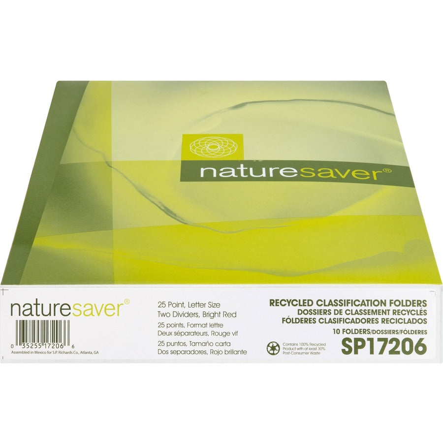Nature Saver Letter Recycled Classification Folder - SP17206