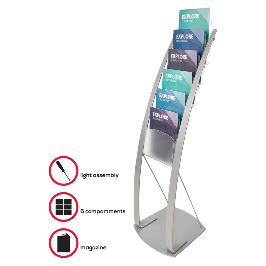 Deflecto Contemporary Floor Display - 693145