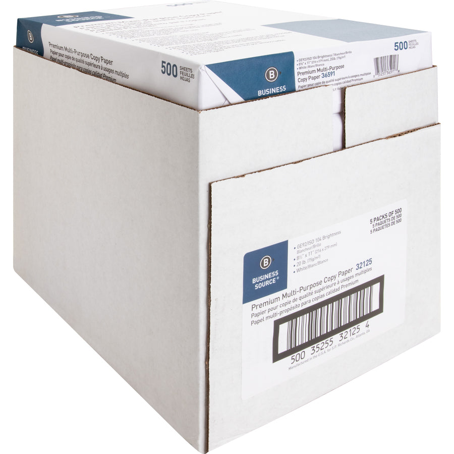 Business Source Premium Multipurpose Copy Paper - 32125
