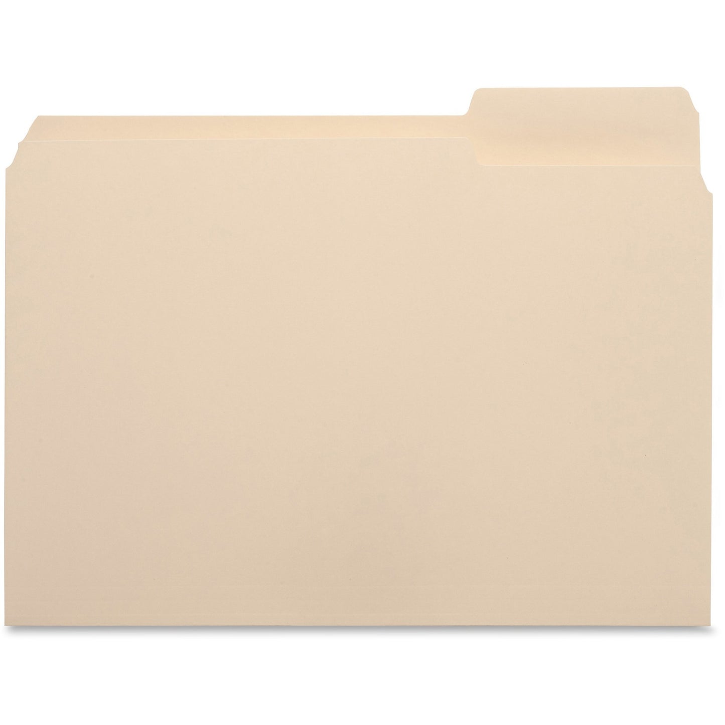 Business Source 1/3 Tab Cut Letter Recycled Top Tab File Folder