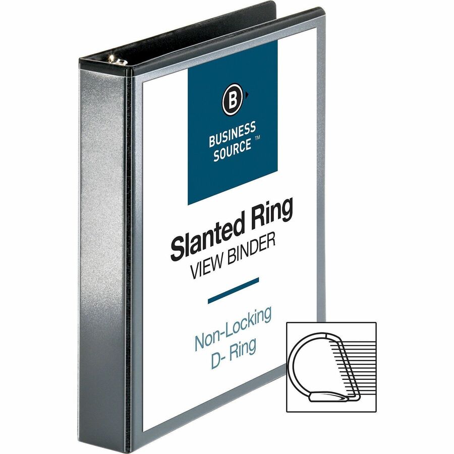 Business Source Basic D-Ring View Binders - 28447