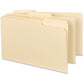 Business Source 1/3 Tab Cut Legal Recycled Top Tab File Folder - 43560