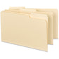 Business Source 1/3 Tab Cut Legal Recycled Top Tab File Folder - 43560