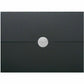 St. James&reg; Elite&trade; Medallion Fold Certificate Holders, Black Linen with Silver Medallion, Pack of 5, 83566