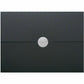 St. James&reg; Elite™ Medallion Fold Certificate Holders, Black Linen with Silver Medallion, Pack of 5, 83566
