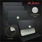 St. James&reg; Elite™ Medallion Fold Certificate Holders, Black Linen with Silver Medallion, Pack of 5, 83566 - 83566