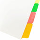 Business Source Laminated Write-On Tab Indexes - 20075