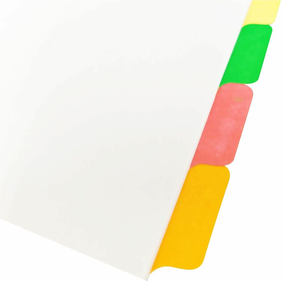 Business Source Laminated Write-On Tab Indexes - 20075