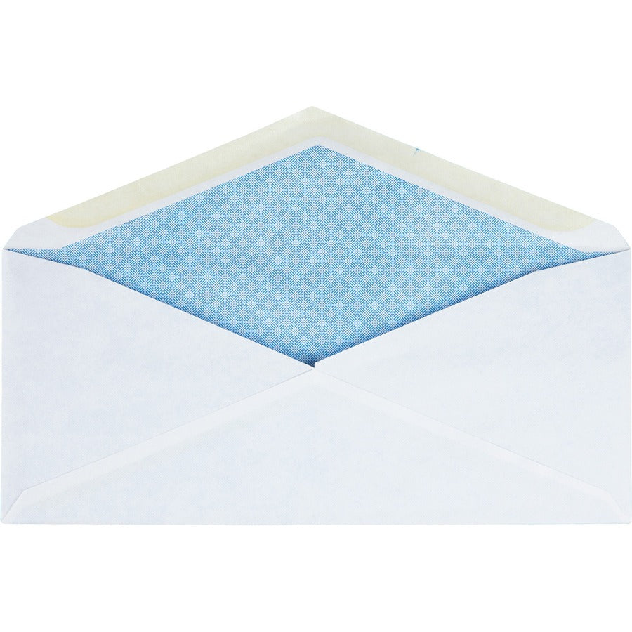 Business Source No.10 Regular Tint Security Envelopes - 42206