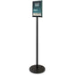 Deflecto Double-Sided Magnetic Sign Display - 692056