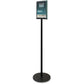 Deflecto Double-Sided Magnetic Sign Display - 692056