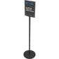 Deflecto Double-Sided Magnetic Sign Display - 692056