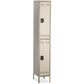 Safco Double-Tier Two-tone Locker with legs