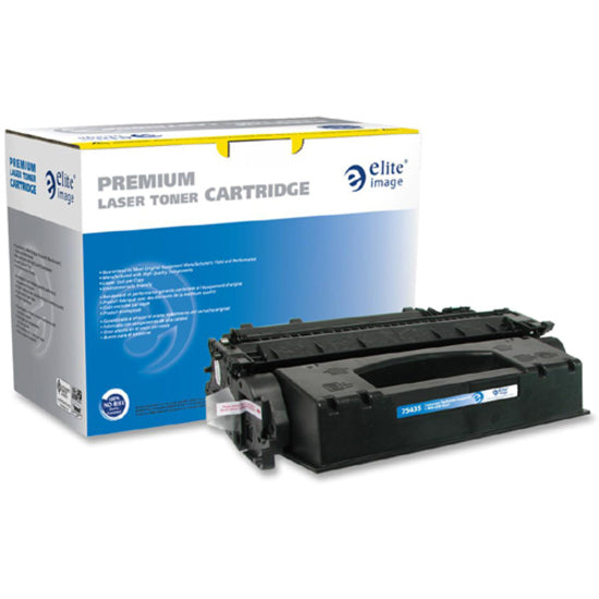 Elite Image Remanufactured Toner Cartridge - Alternative for HP 05X (CE505X) - 75435
