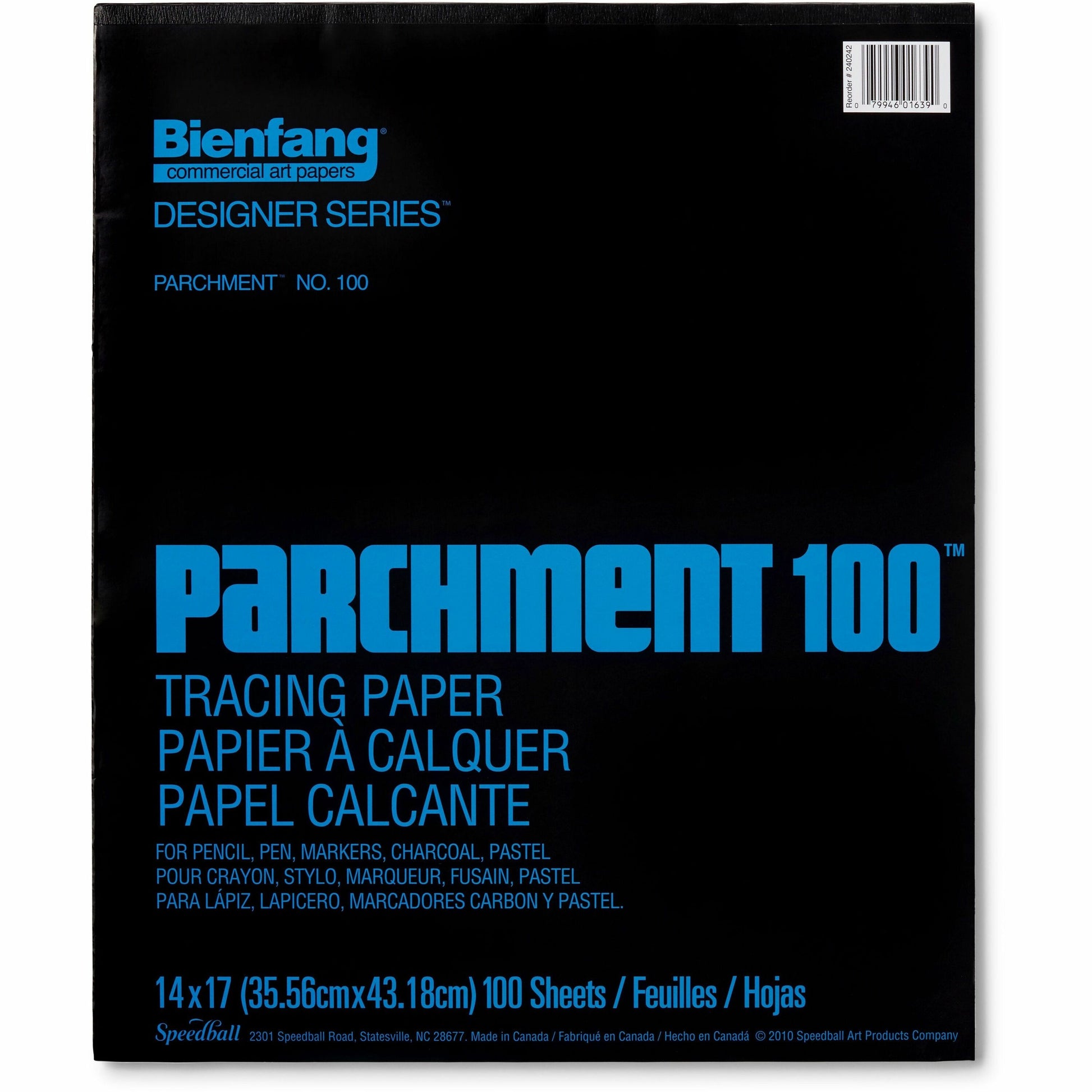 Bienfang Parchment Tracing Paper Pad