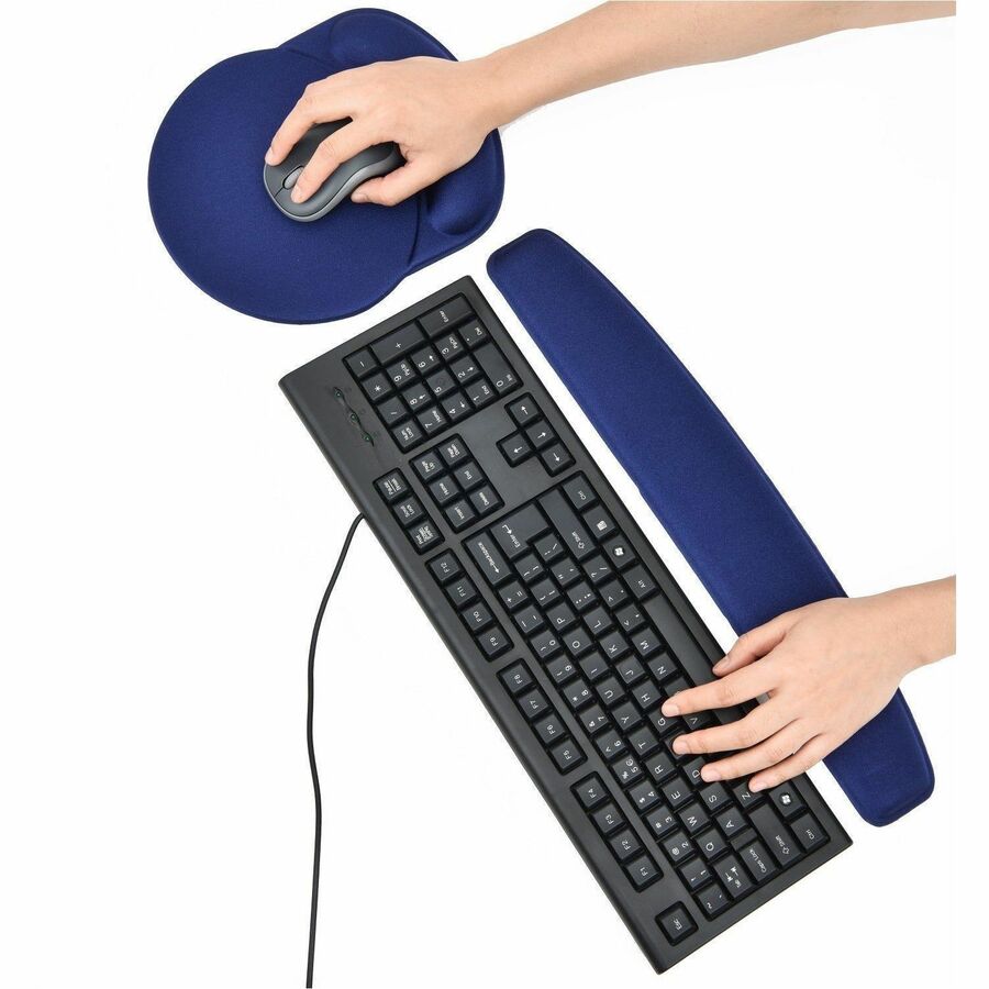 DAC&reg; MP-124 Super-Gel Contoured Keyboard Palm Support, Blue - 02122
