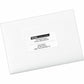Avery Earth-Friendly White Rectangle Labels 2" x 4" , Permanent Adhesive, for Laser and Inkjet Printers - 48863