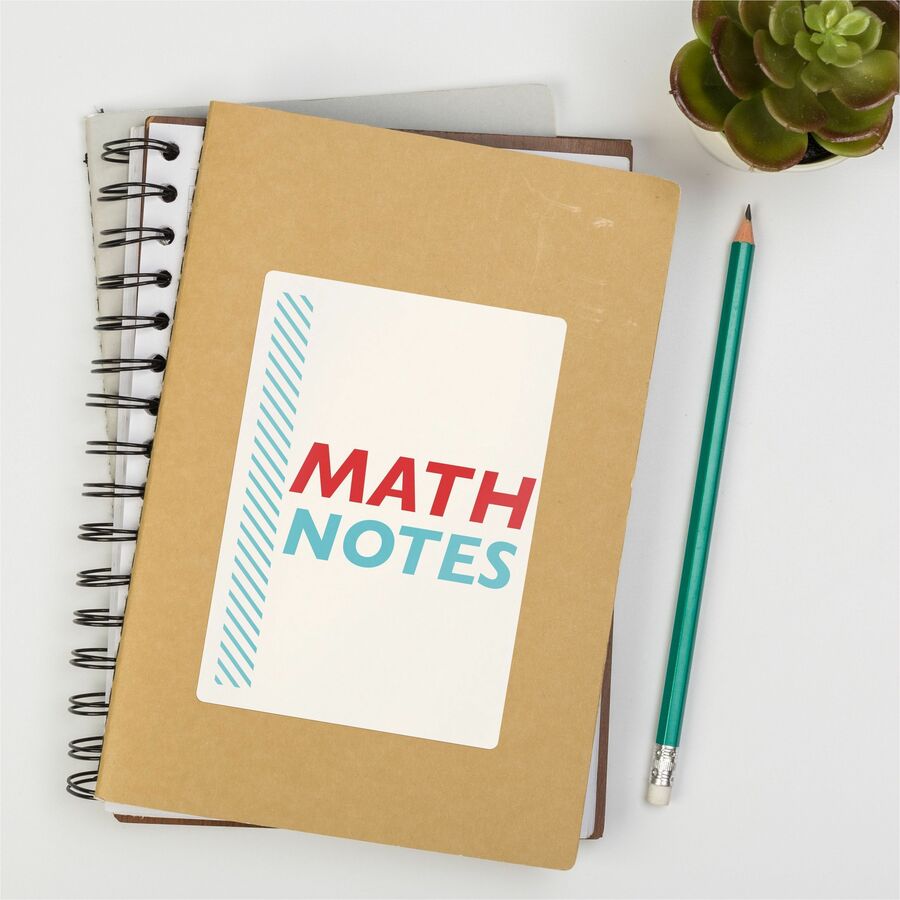 Avery&reg; White Rectangle Labels with Sure Feed&trade; Technology, TrueBlock&reg;, 3-1/2" x 5" , for Laser and Inkjet Printers - 08168