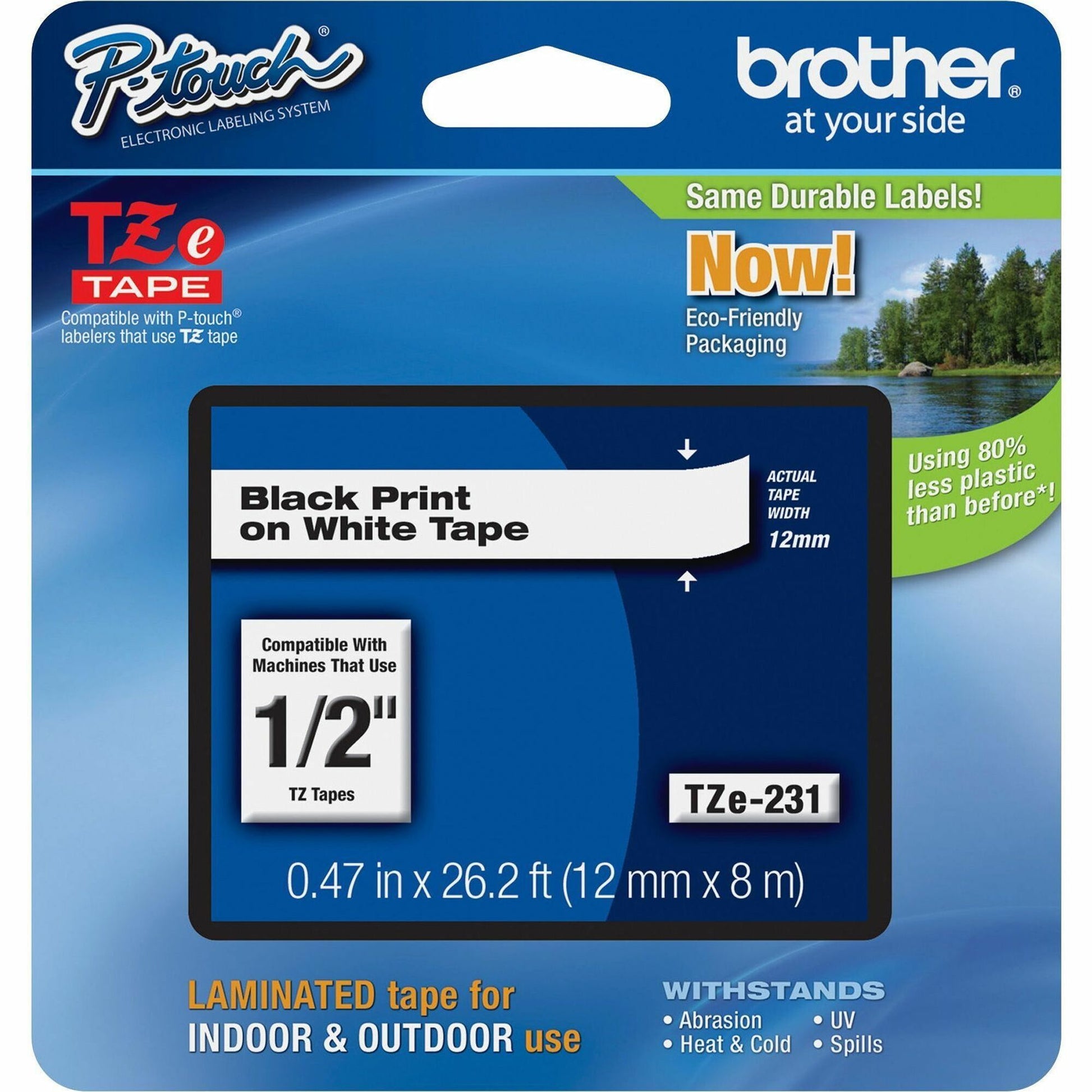 Brother TZe Laminated Tape Cartridge