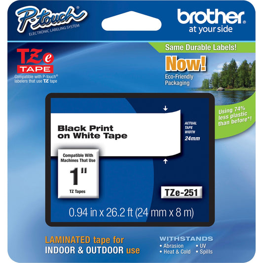 Brother TZe Laminated Tape