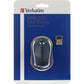 Verbatim Wireless Mini Travel Optical Mouse - Graphite - 97470