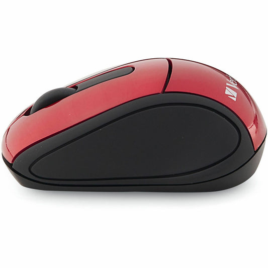 Verbatim Wireless Mini Travel Optical Mouse - Red