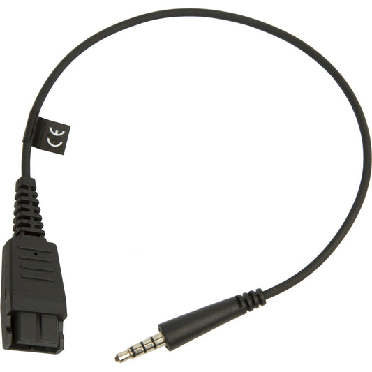 Jabra Quick Disconnect (QD) to straight 3.5 mm Jack Cord