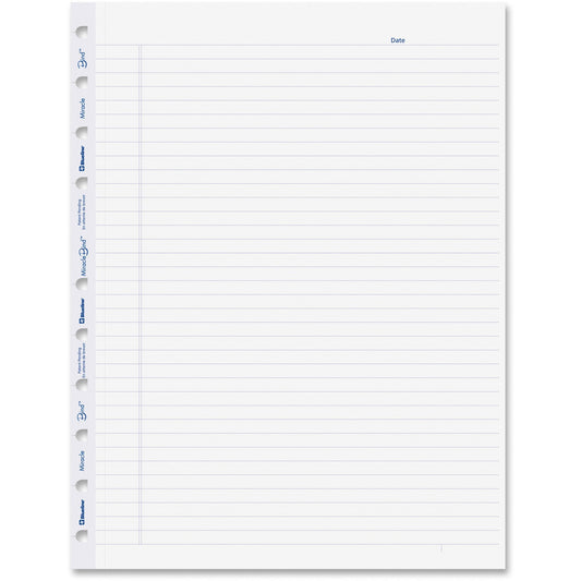 Blueline MiracleBind Notebook Refill Pages - Letter