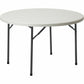Lite-Lift II 48" Round Folding Table, Oyster Grey
