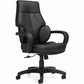 Kazan High Back Tilter, Black Bonded Leather
