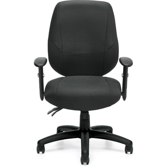 Offices to Go&reg; Six 31 Operator Chair - Fabric - Black QL10