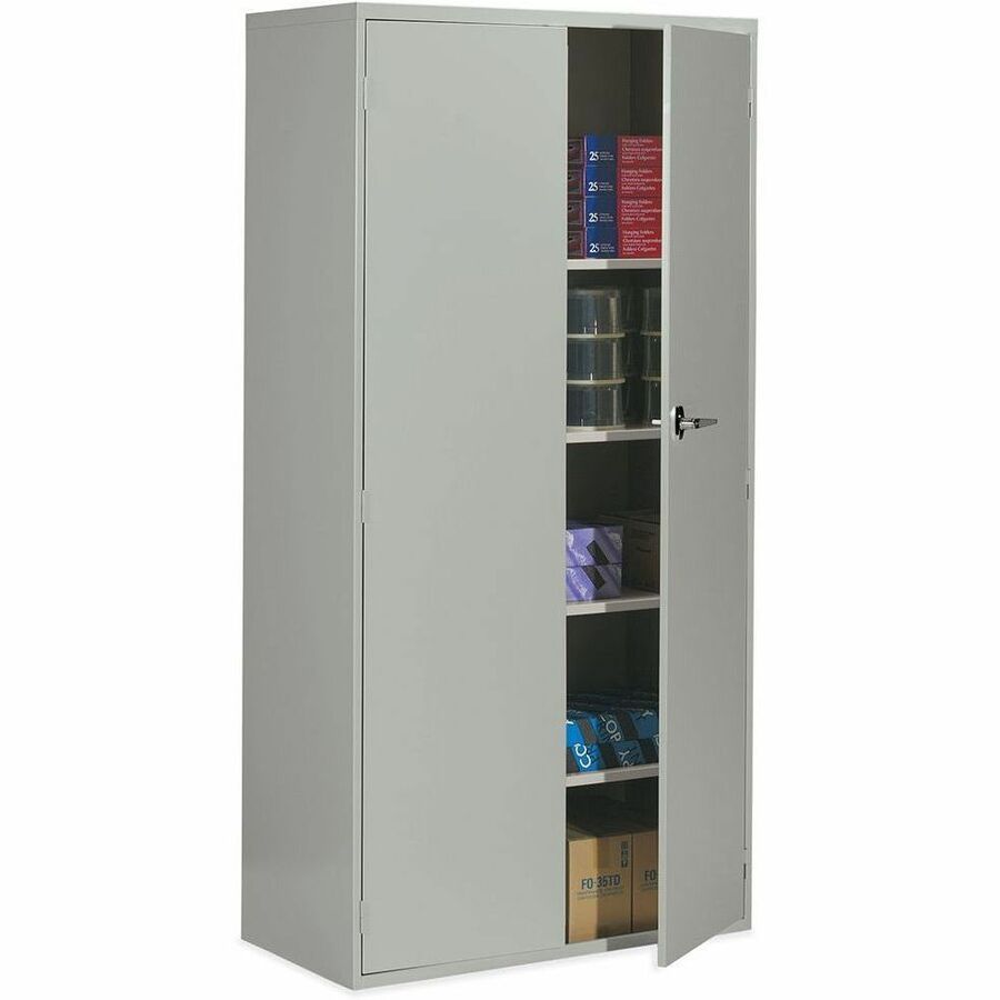 9300 Series 72" Two Door Storage Cabinet, Grey - 9336-S72L GRY