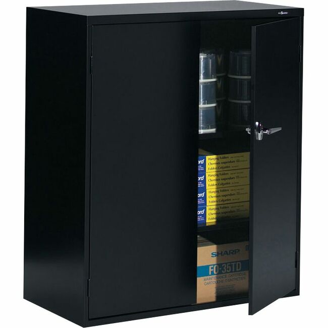 9300 Series 42" Two Door Storage Cabinet, Black