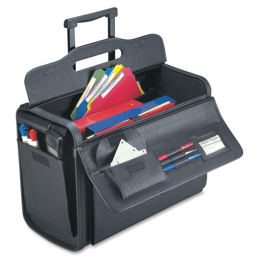 Holiday NT0803 Carrying Case (Roller) Notebook, File Folder - Black - NT0803