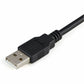 StarTech.com 6ft (1.8m) 1-Port FTDI USB to Serial RS232 Adapter Cable with COM Retention, USB to RS232 Adapter - TAA - ICUSB2321F