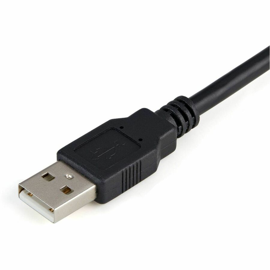 StarTech.com 6ft (1.8m) 1-Port FTDI USB to Serial RS232 Adapter Cable with COM Retention, USB to RS232 Adapter - TAA - ICUSB2321F