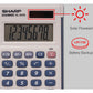 Sharp Calculators Handheld Calculator with Hard Case - EL243SB