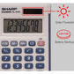 Sharp Calculators Handheld Calculator with Hard Case - EL243SB