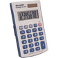 Sharp Calculators Handheld Calculator with Hard Case - EL243SB
