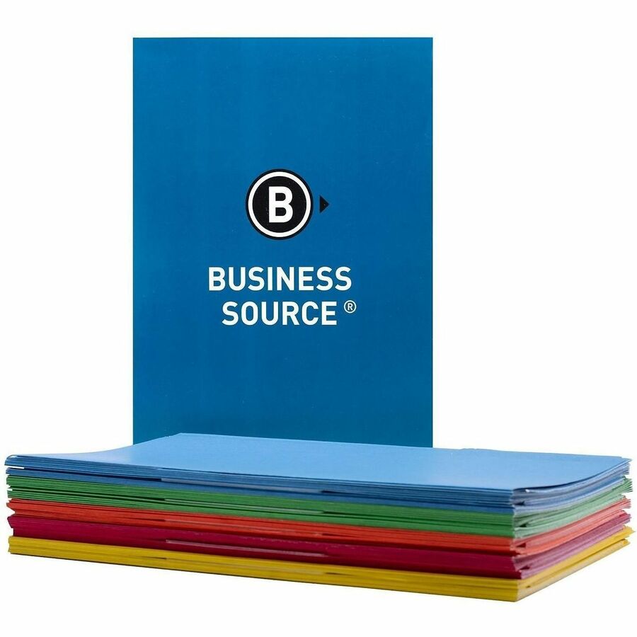 Business Source 1/3 Tab Cut Legal Recycled Top Tab File Folder - 65781
