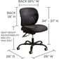 Safco Vue Intensive Use Mesh Task Chair - 3397BL