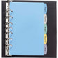 Avery&reg; Durable Plastic Write-On Dividers 5-1/2" x 8-1/2" , 5 tabs - 16180