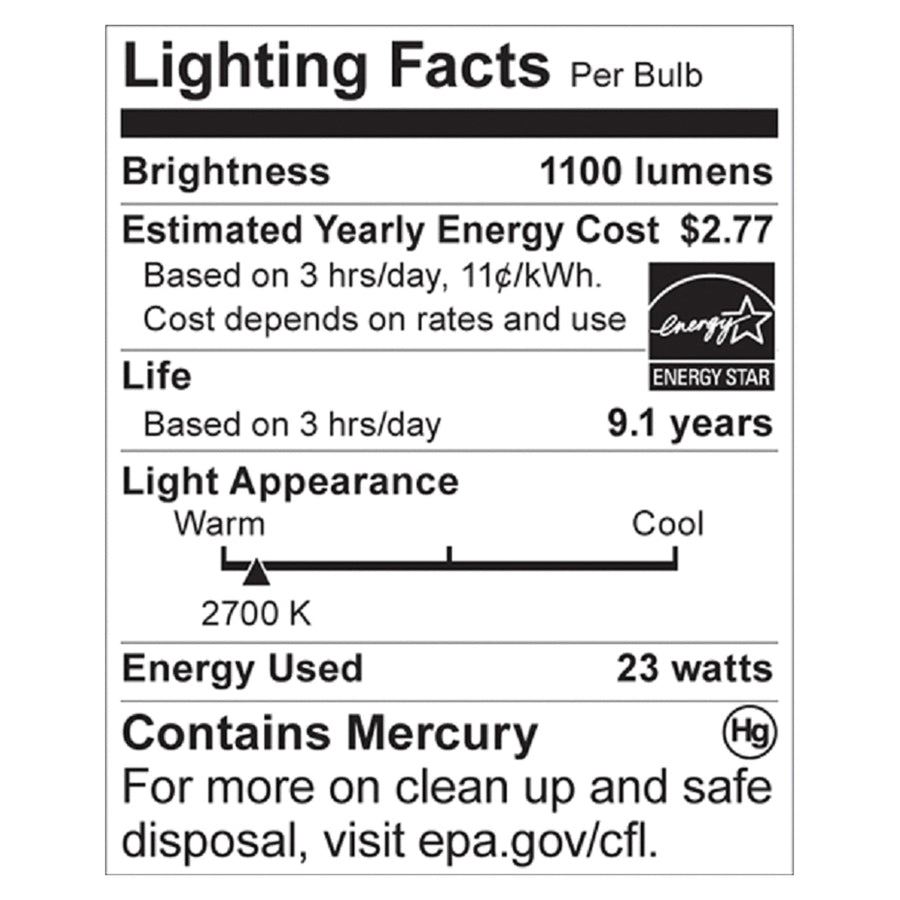 Satco 23-watt CFL PAR38 Compact Floodlight - S7201