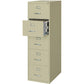 Lorell Fortress Series 26-1/2" Commercial-Grade Vertical File Cabinet - 48500