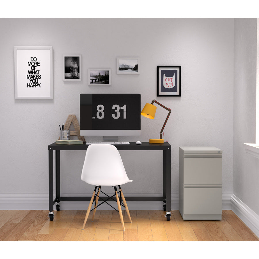 Lorell 23" File/File Mobile File Cabinet with Full-Width Pull - 49531